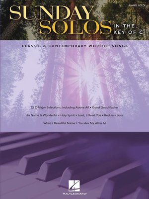 cover image of Sunday Solos in the Key of C Songbook